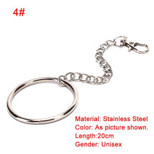 Load image into Gallery viewer, Metal Trousers Pant Chain Wallet Belt Rock Punk Jeans Keychain Silver Ring Clip Keyring HipHop Trendy Jewelry New
