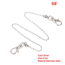 Load image into Gallery viewer, Metal Trousers Pant Chain Wallet Belt Rock Punk Jeans Keychain Silver Ring Clip Keyring HipHop Trendy Jewelry New

