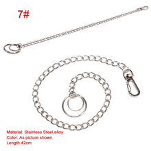 Load image into Gallery viewer, Metal Trousers Pant Chain Wallet Belt Rock Punk Jeans Keychain Silver Ring Clip Keyring HipHop Trendy Jewelry New
