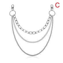 Load image into Gallery viewer, Metal Trousers Pant Chain Wallet Belt Rock Punk Jeans Keychain Silver Ring Clip Keyring HipHop Trendy Jewelry New
