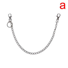 Load image into Gallery viewer, Metal Trousers Pant Chain Wallet Belt Rock Punk Jeans Keychain Silver Ring Clip Keyring HipHop Trendy Jewelry New
