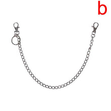Load image into Gallery viewer, Metal Trousers Pant Chain Wallet Belt Rock Punk Jeans Keychain Silver Ring Clip Keyring HipHop Trendy Jewelry New

